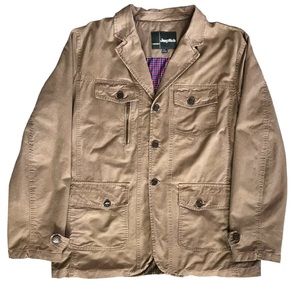 Jeep Rich Teens 5x Khaki Cargo Utility Outdoor Active Rugged Button Down Jacket